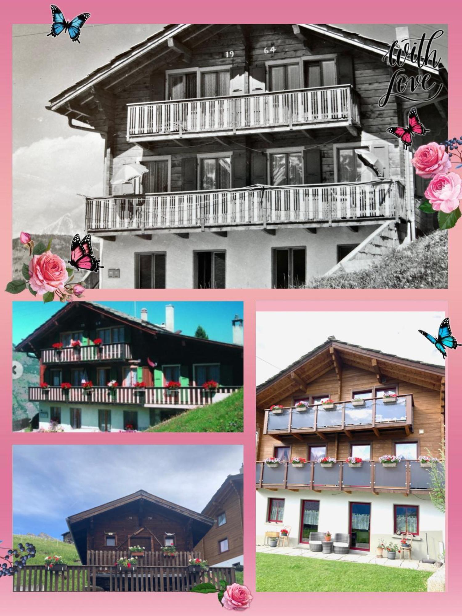 Haus Dorfblick Apartment Grachen Exterior photo